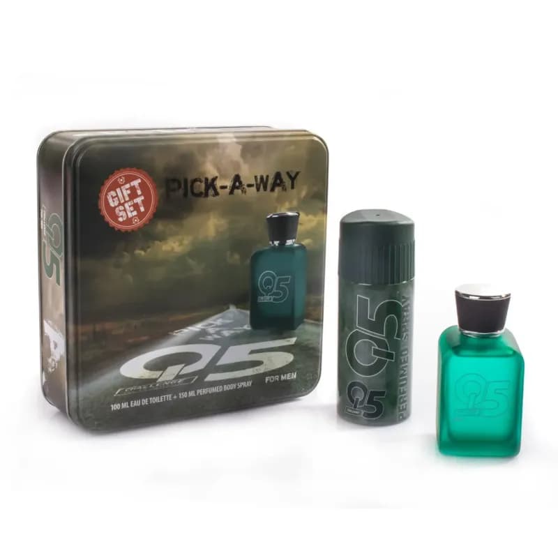 Q5 caseta 2 piese spray de corp 150ml + apa de toaleta 100ml Challenge