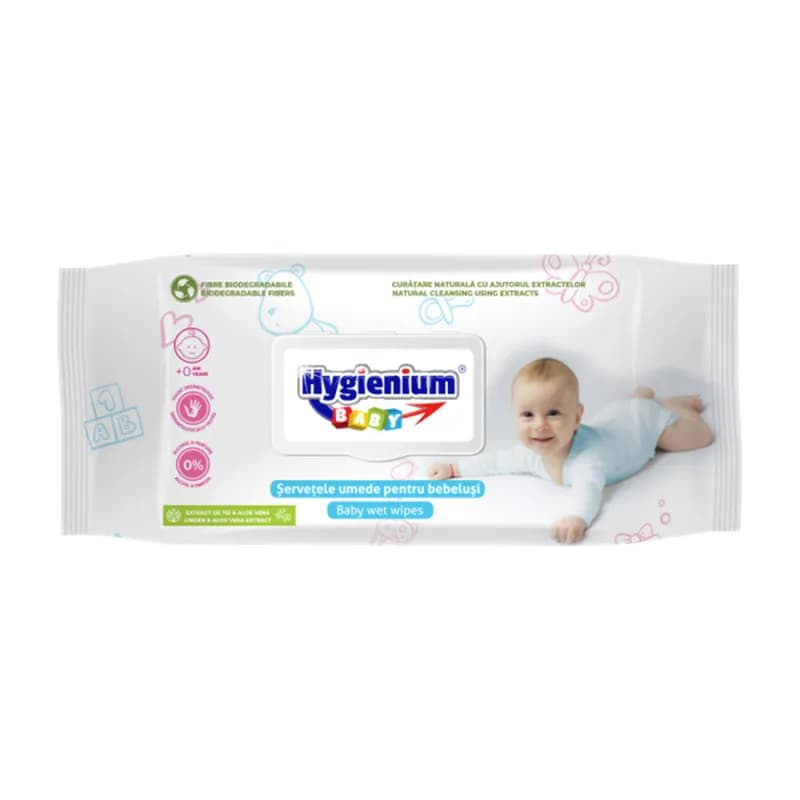 Hygienium servetele umede pentru bebelusi 80buc