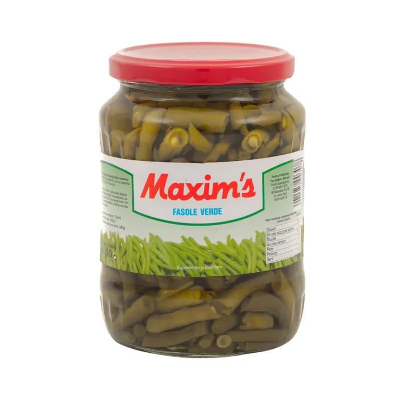 Maxim's fasole verde pastai borcan 720g