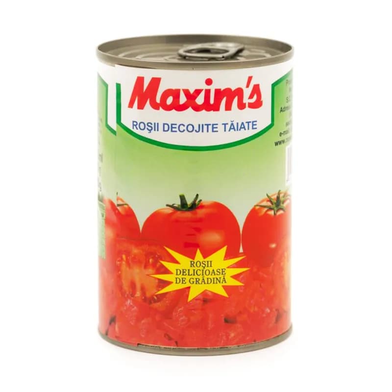 Maxim's rosii decojite taiate 400g