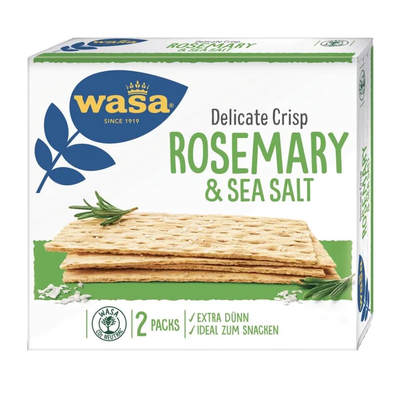 Wasa paine crocanta 190g Delicate Crisp Rosemary