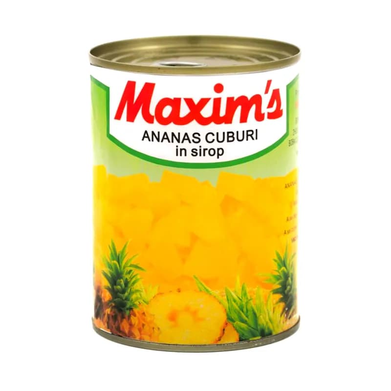Maxim's ananas cuburi 565g
