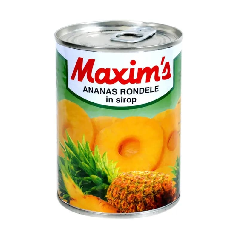 Maxim's ananas rondele 565g