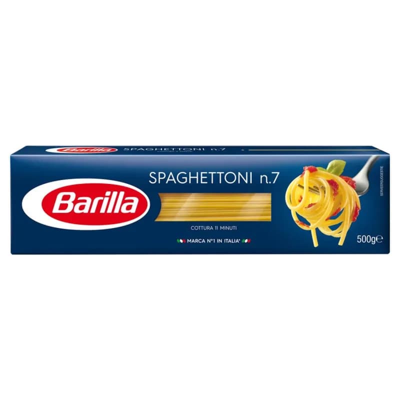 Barilla paste grau dur 500g Spaghettoni N7