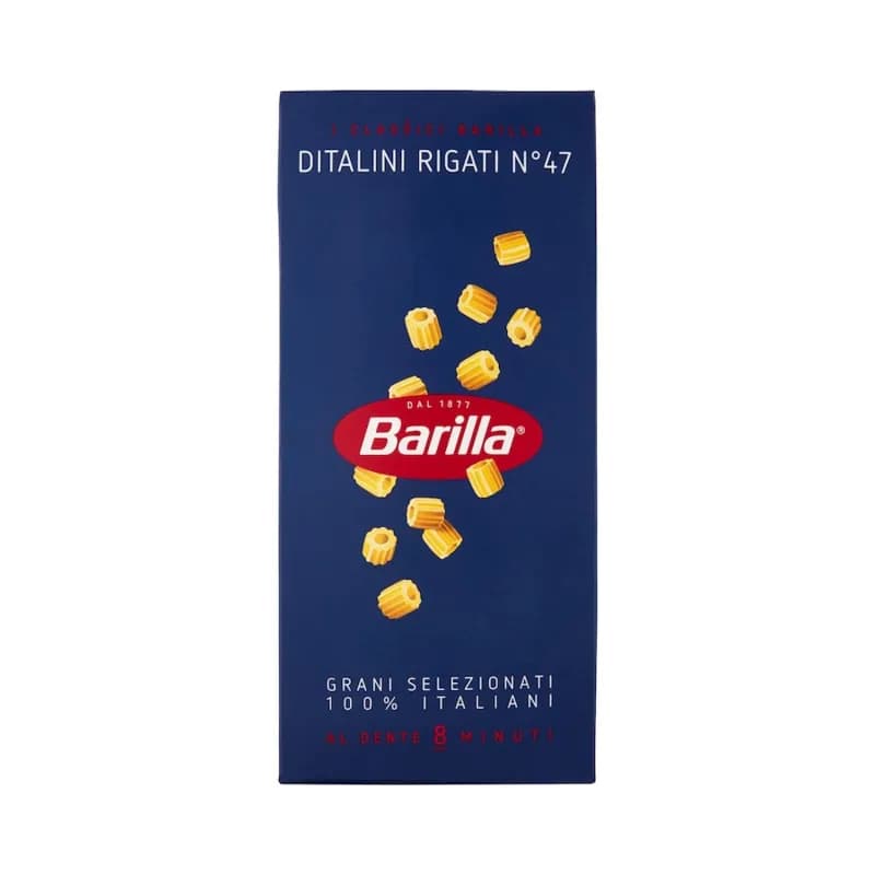 Barilla paste grau dur 500g Ditalini Rigati N47