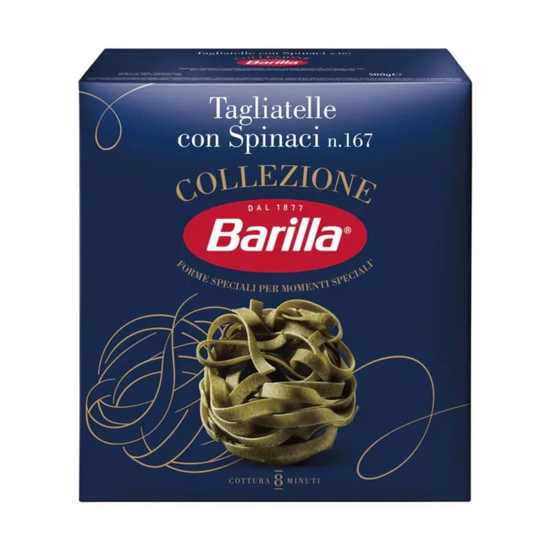 Barilla paste grau dur 500g Tagliatelle Spanac LC