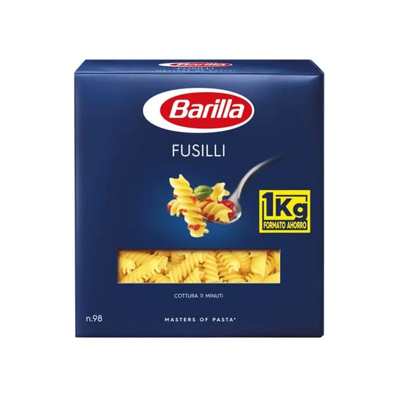 Barilla paste grau dur 1000g Fusilli N98