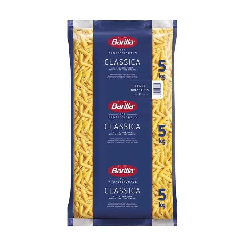 Barilla paste profesionale 5kg Penne Rigate FS