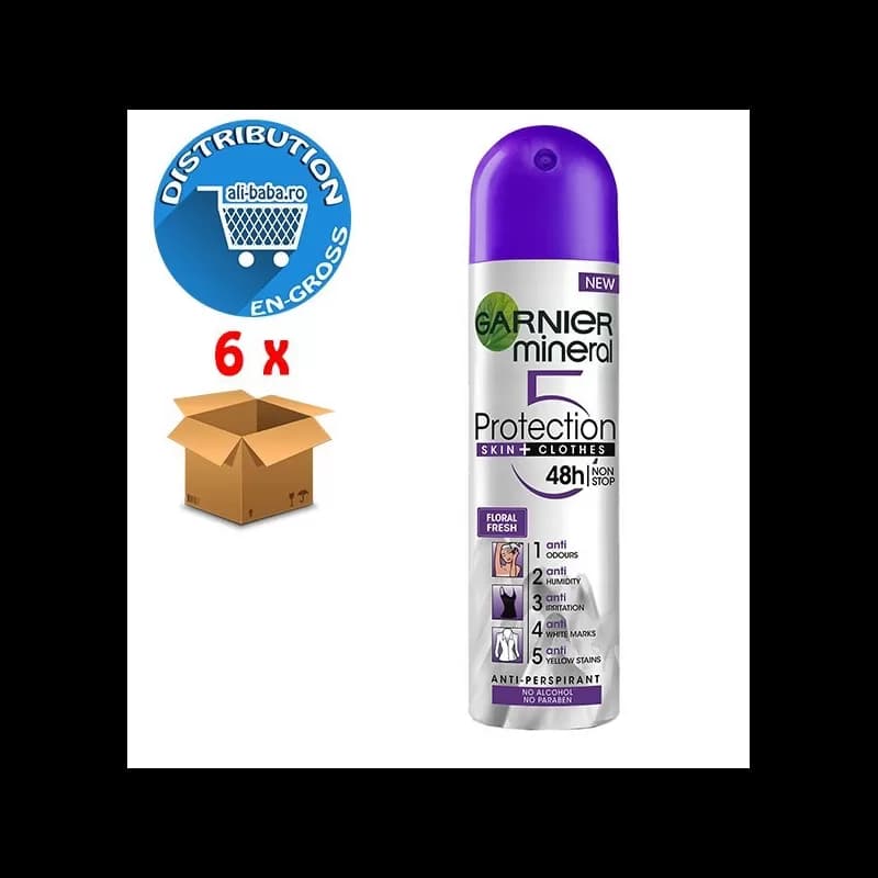 Garnier deodorant femei spray 150ml Mineral Protection Skin + Clothes