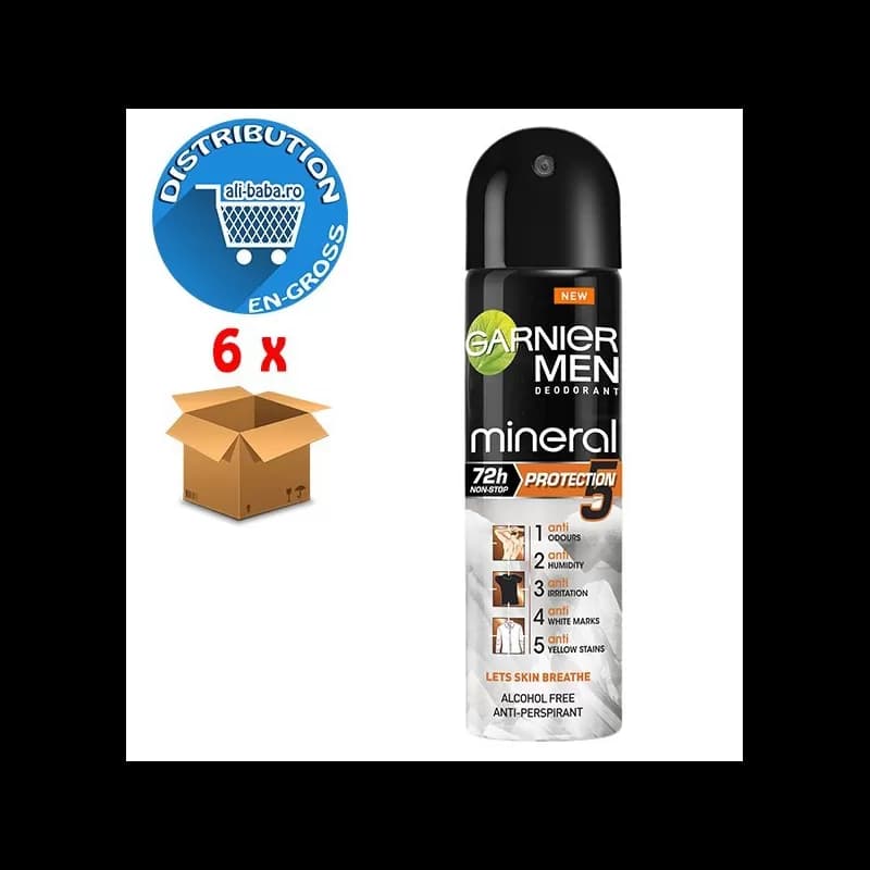 Garnier deodorant barbati spray 150ml Mineral Protection 6