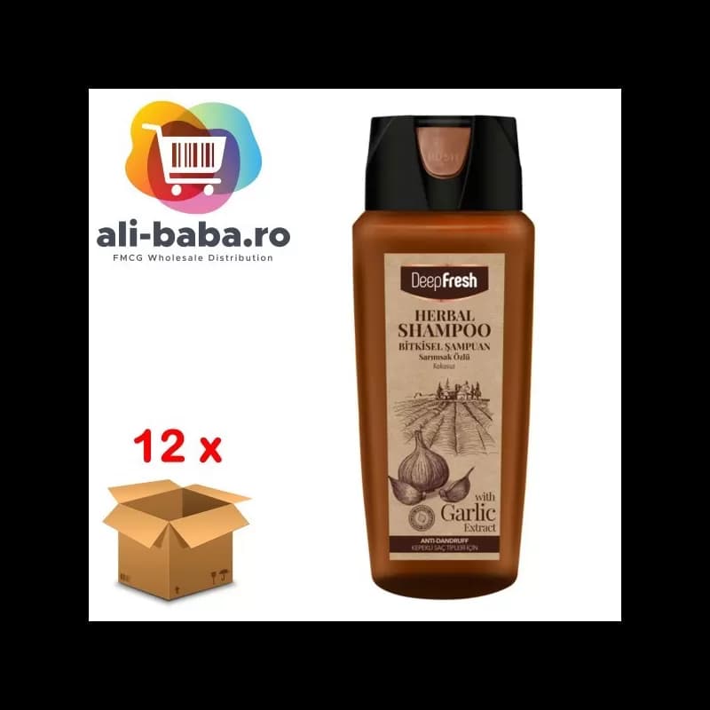 Deep Fresh Herbal sampon 500ml Garlic Extract