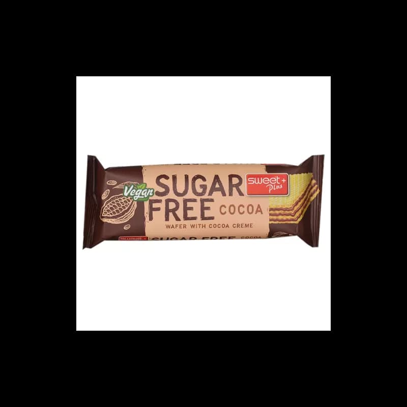 Sugar Free napolitana fara zahar cu crema 24g Cacao
