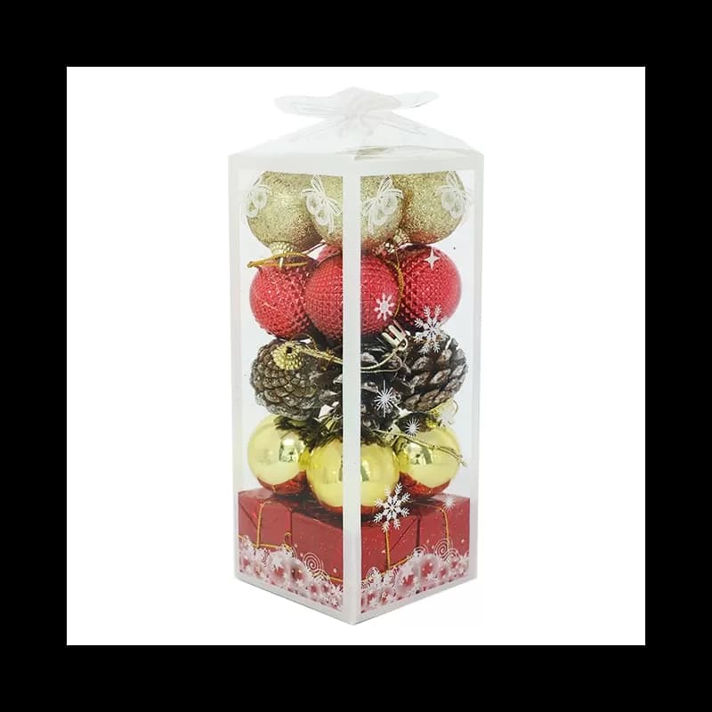 Set decratiuni pentru brad de Craciun 4cm 20 buc/set