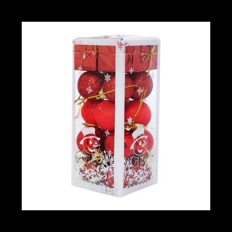 Set decratiuni pentru brad de Craciun 3cm 20 buc/set