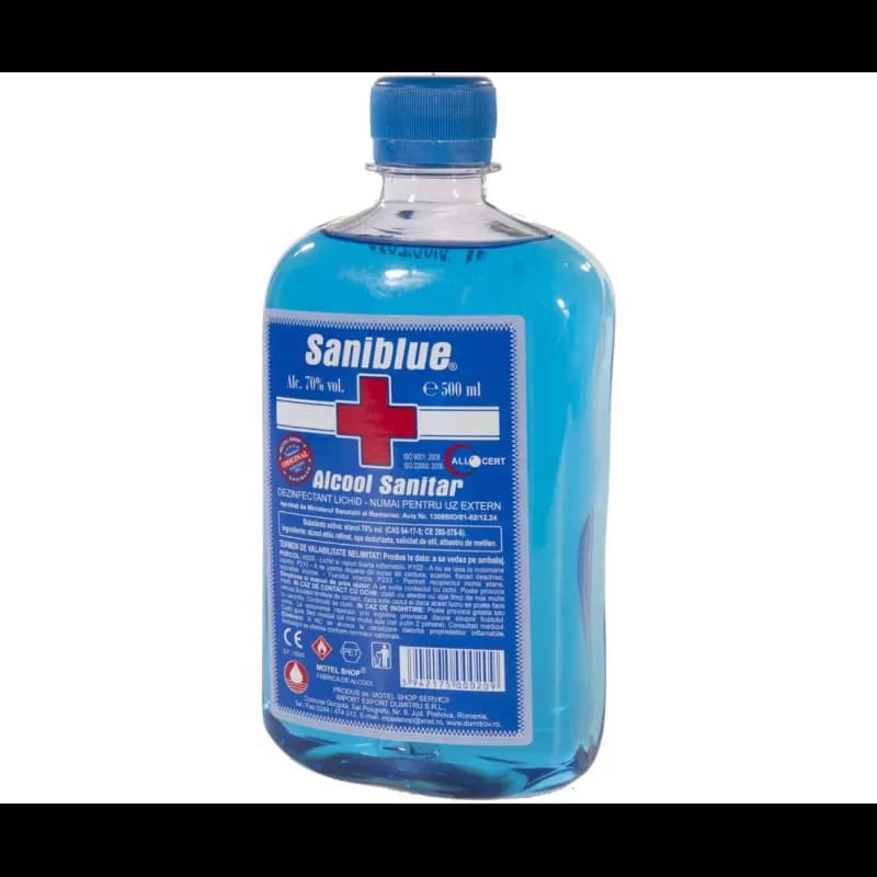 Saniblue alcool sanitar 70% 500ml