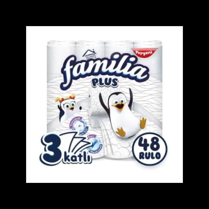 Familia hartie igienica neparfumata 3 straturi 8 role/set Alba