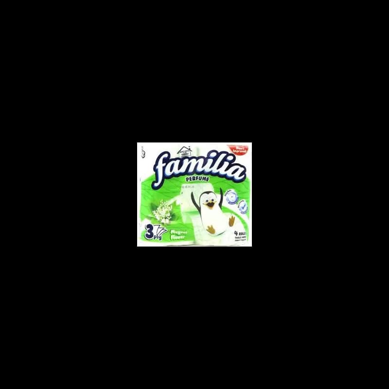 Familia hartie igienica parfumata 3 straturi 4 role/set Muguet Flower