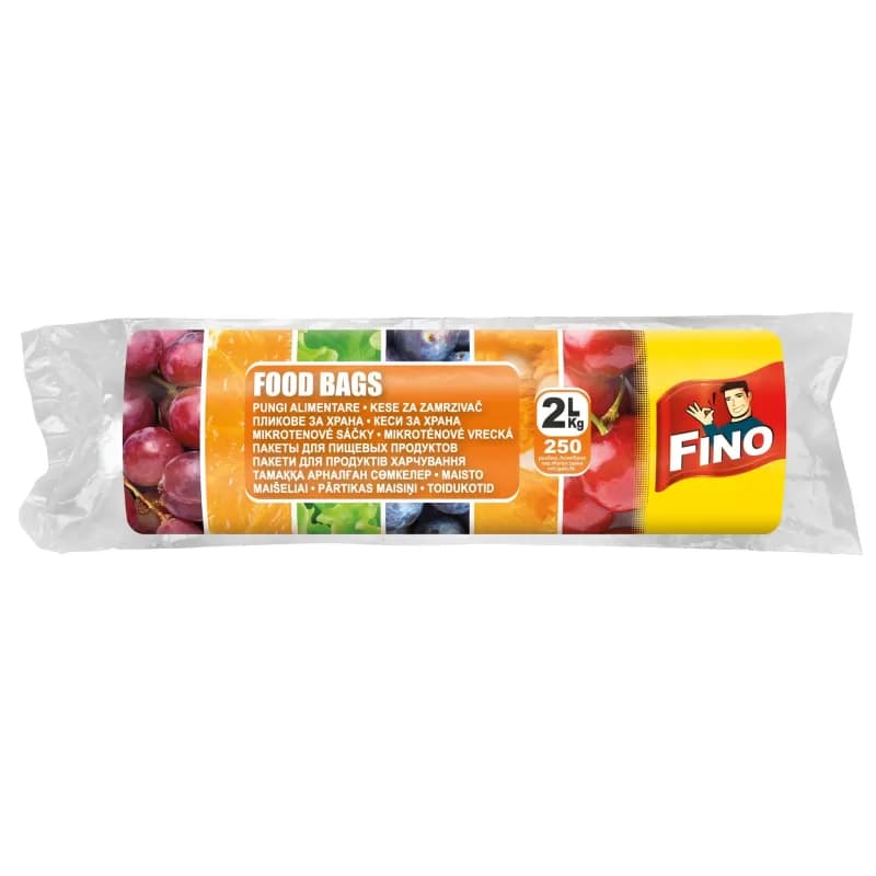 Fino pungi alimentare 2l 250 buc/rola
