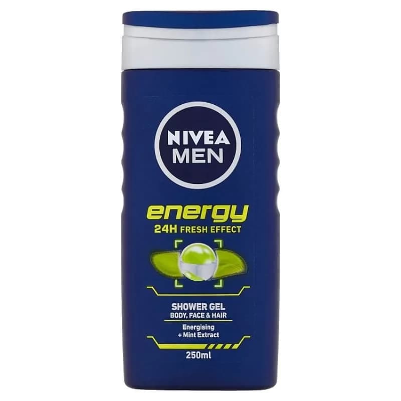 Nivea gel de dus pentru barbati 250ml Energy 24h Fresh