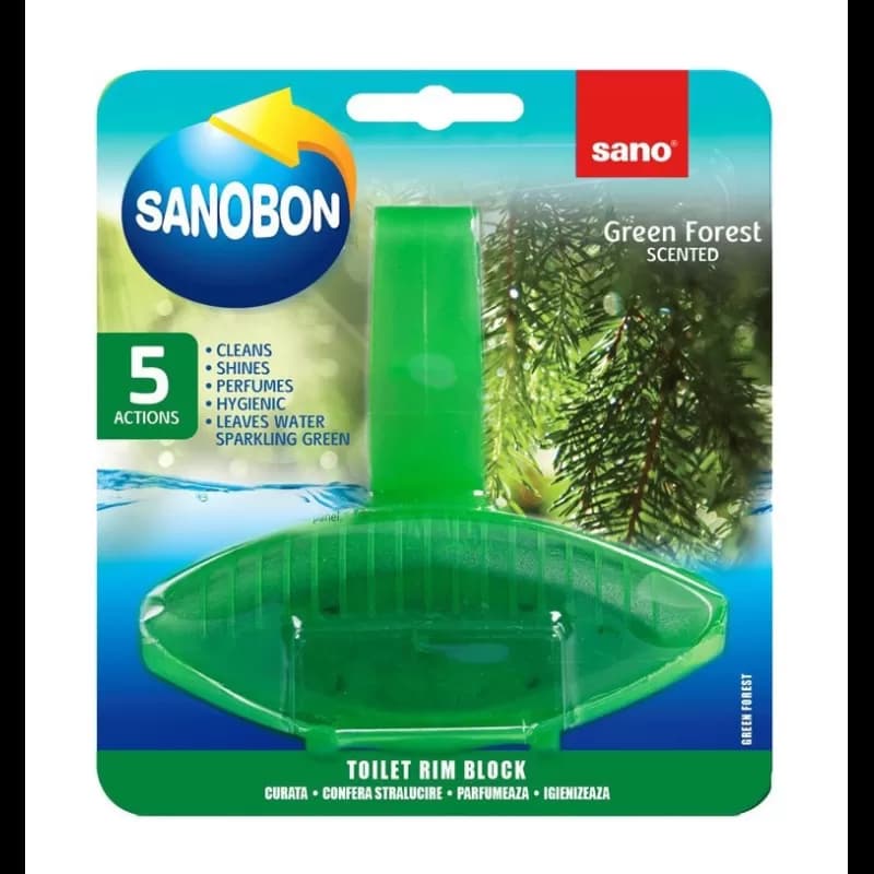 Sano Bon odorizant de WC 5in1 Green Forest