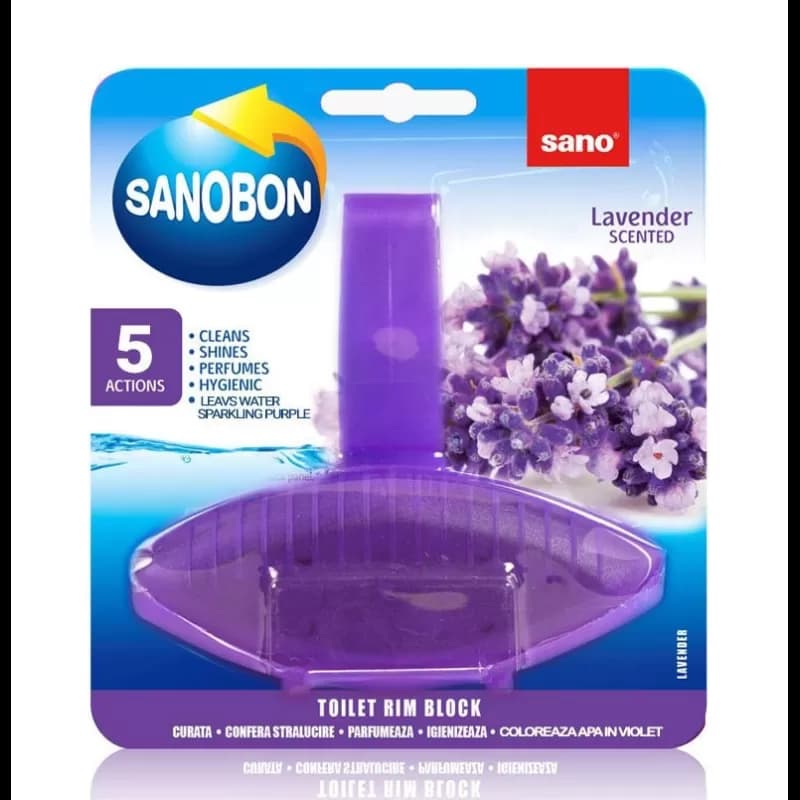 Sano Bon odorizant de WC 5in1 Purple Lavender (Lavanda)
