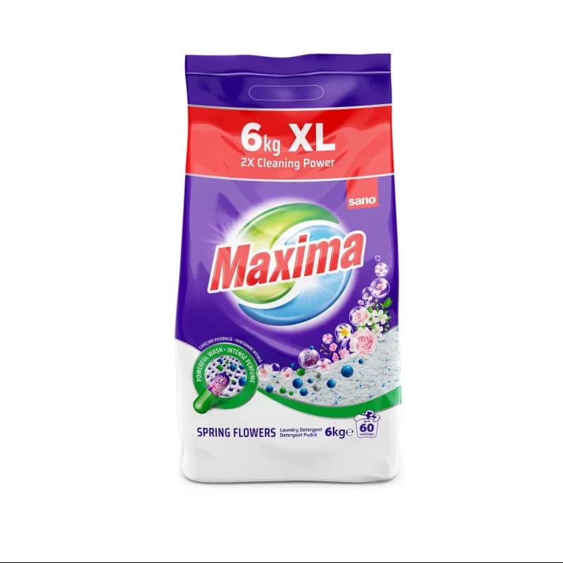 Sano Maxima detergent pudra 6kg, Spring Flowers