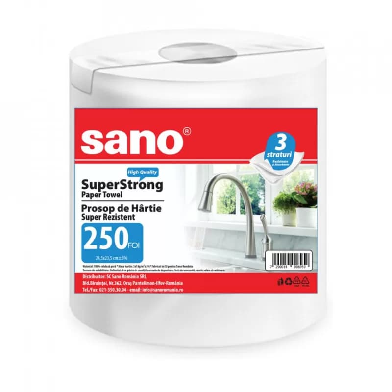 Sano Paper Super Strong prosop de hartie 3 str, 235m