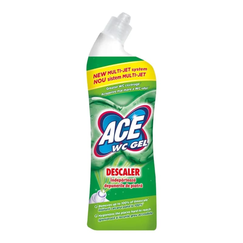 Ace wc gel igienizant pentru vasul de toaleta 700 ml Descaler (anti depuneri de piatra)