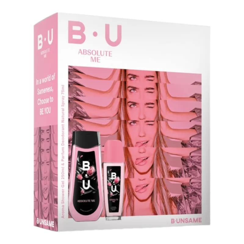 B.u. caseta cadou pentru femei 2 piese Absolute Me (Parfum pentru corp 75ml + Gel de dus 250ml)