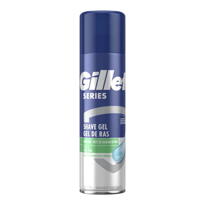 Gillette gel de ras 200 ml Series Soothing, Aloe Vera
