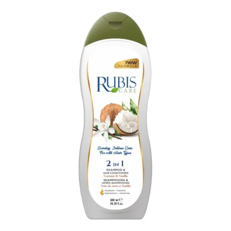 Rubis sampon 600 ml 2in1 Coconut & Vanilla (Cocos si Vanilie)
