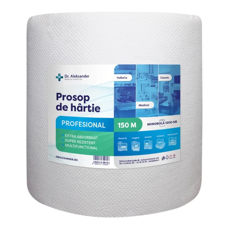 Dr.Aleksander prosop de hartie profesional 150m