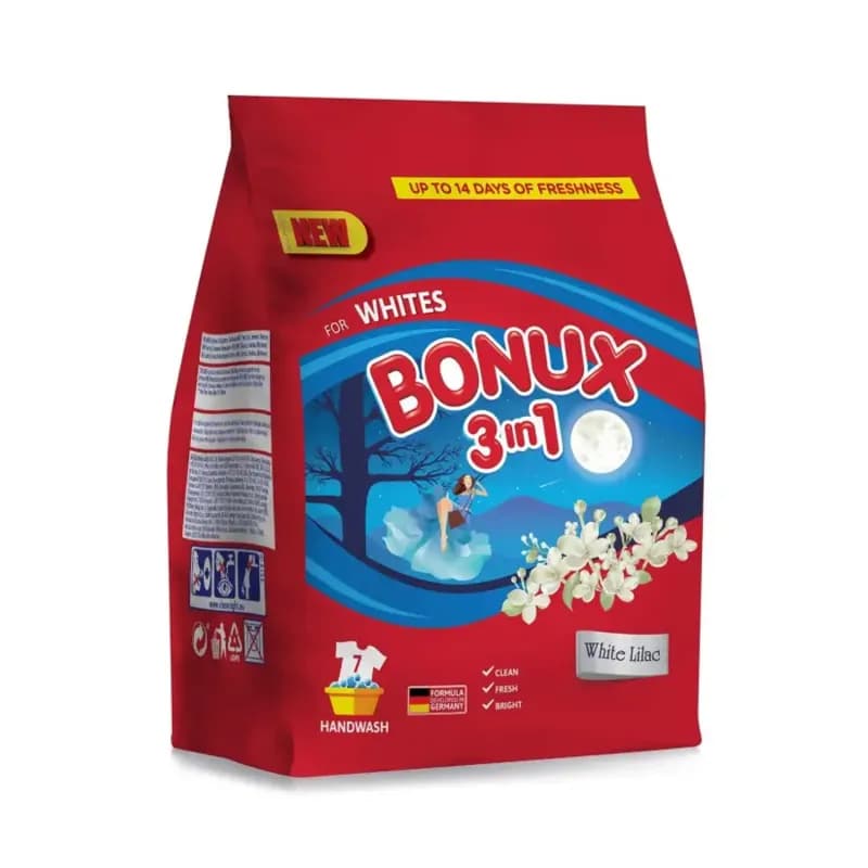 Bonux detergent manual 3-in-1 400g White Lilac