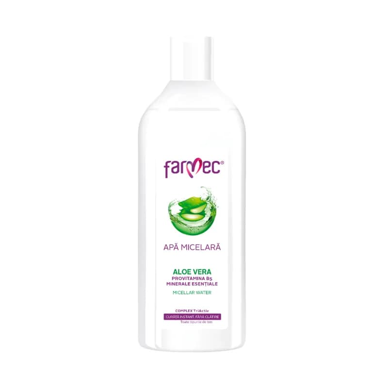 Farmec apa micelara 400ml Aloe Vera
