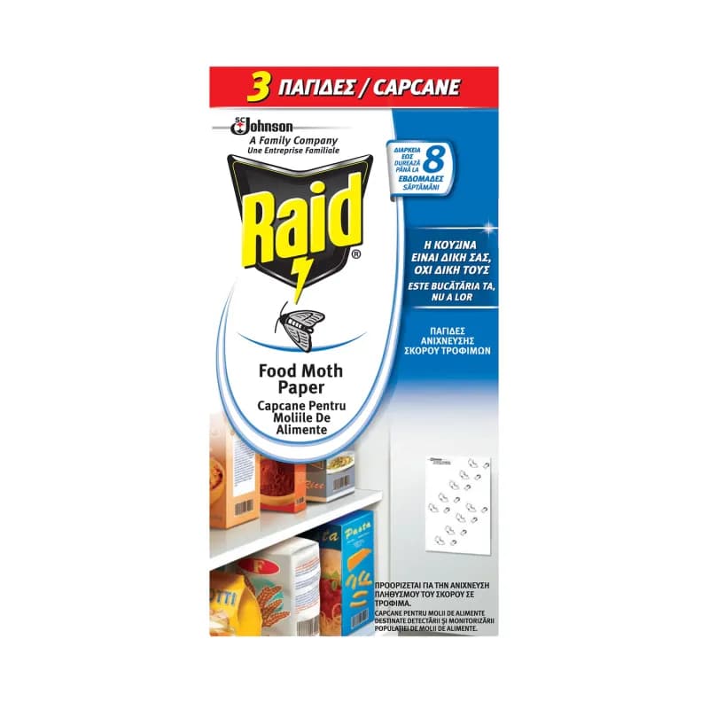 Raid capcane molii de alimente