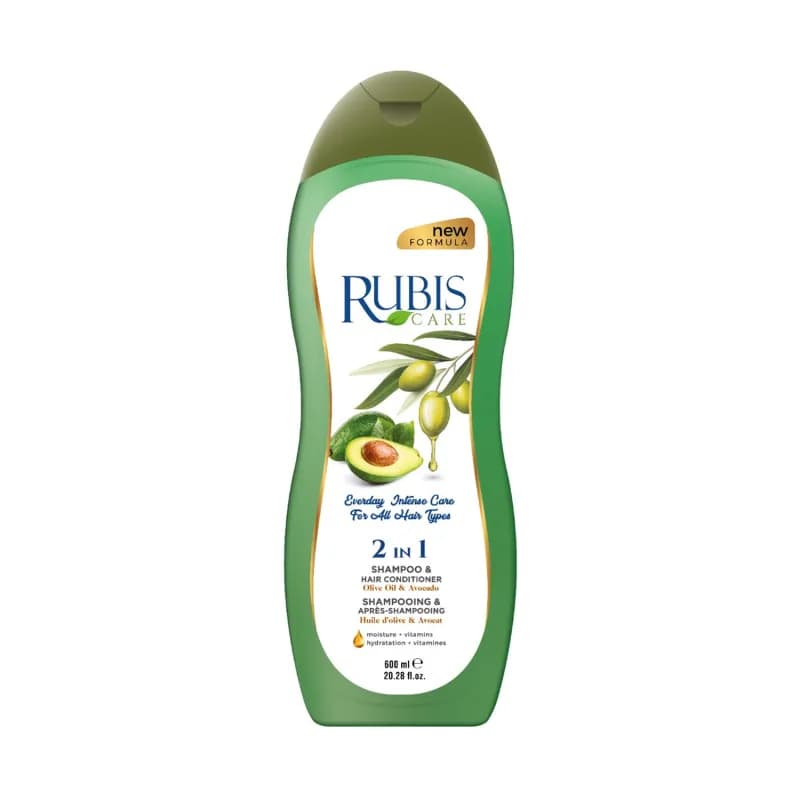 Rubis sampon 600ml 2-in-1 Olive Oil & Avocado