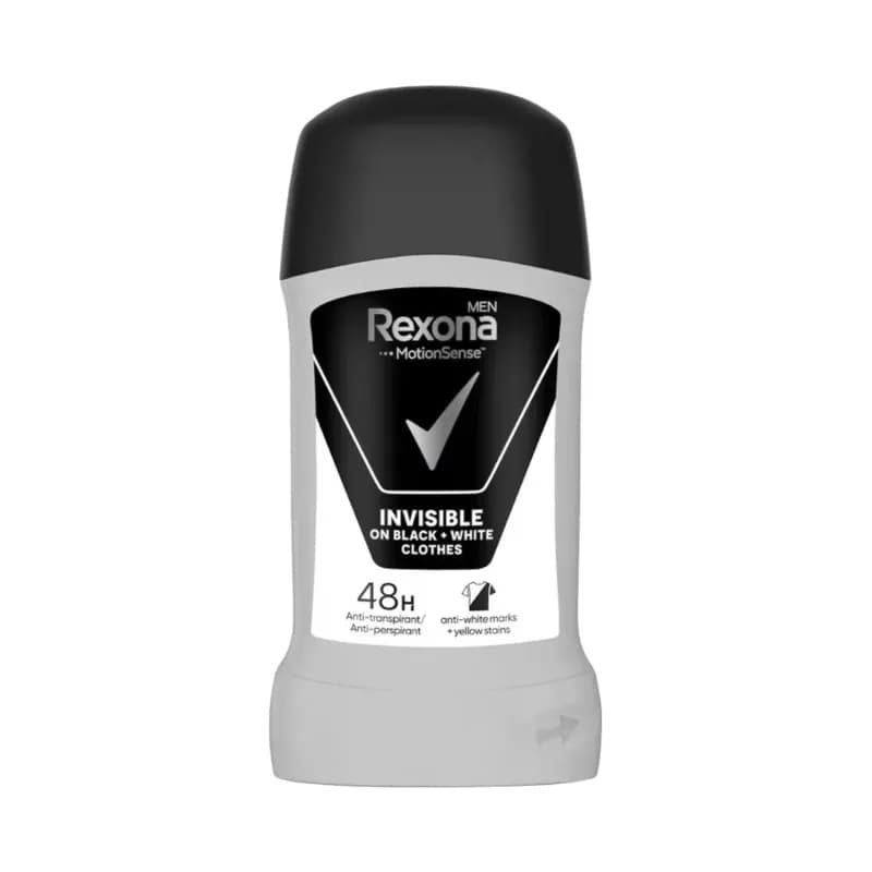 Rexona stick pentru barbati 50ml Invisible Black & White
