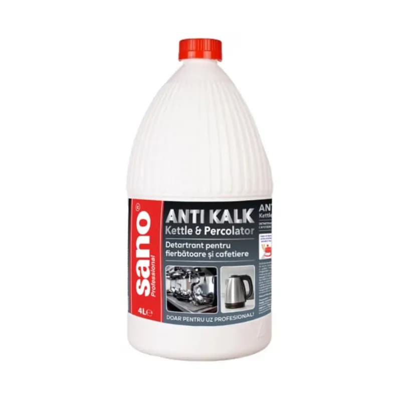 Sano Anti Kalk Profesional solutie anticalcar 4L, Electrocasnice