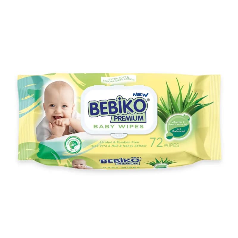 Bebiko Premium servetele umede 72buc