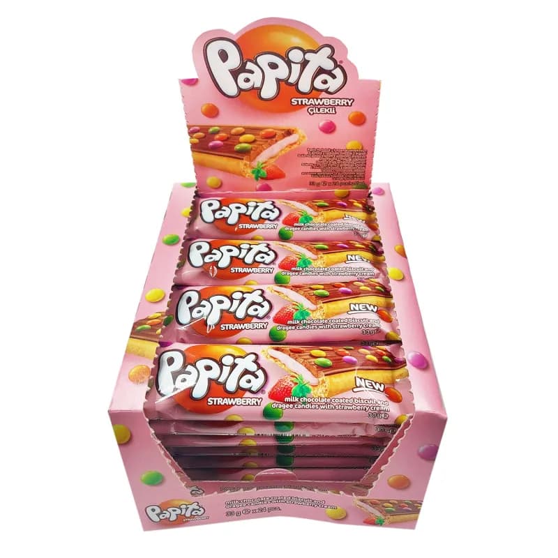 Papita biscuiti capsuna 33gr