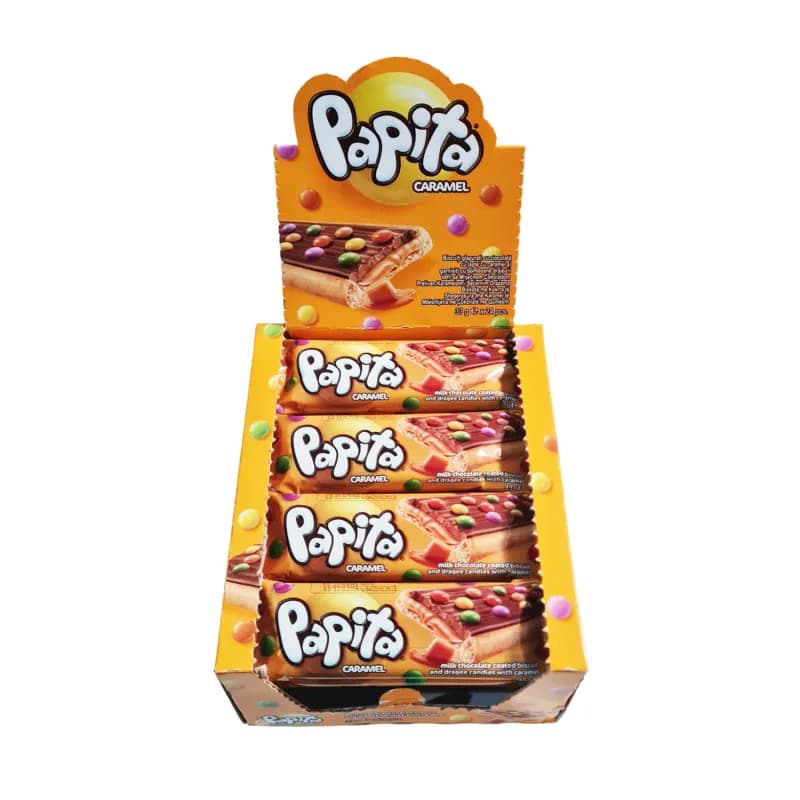 Papita biscuiti caramel 33gr