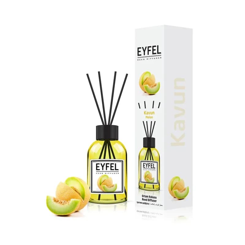 Eyfel odorizant de camera cu bete 55ml, Melon (Pepene galben)