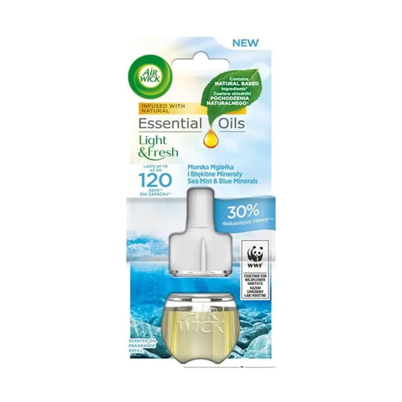 Airwick rezerva lichida odorizant electric 19ml Blue Ocean Sea Mist & Blue Minerals
