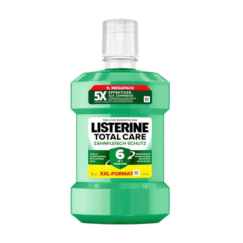 Listerine apa de gura 1000ml Total Care Fresh Mint 6in1