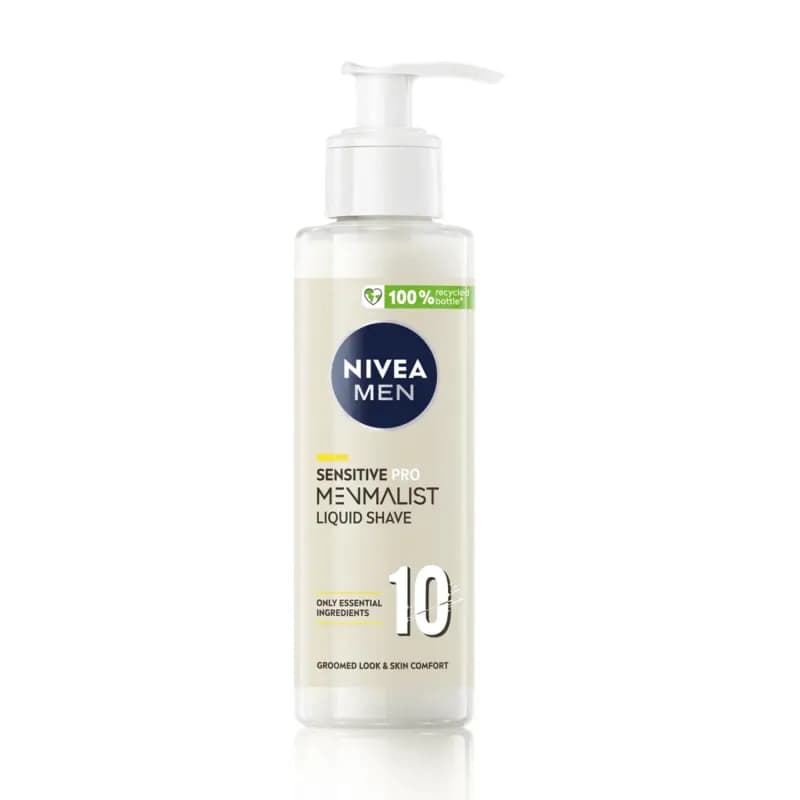 Nivea crema de ras pentru barbati 200ml Sensitive Pro Minimalist cu pompita