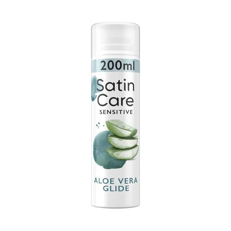 Gillette gel de ras pentru femei 240ml Satin Care Sensitive Aloe Vera