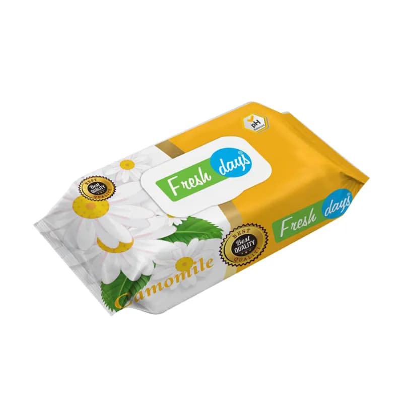 Fresh Days servetele umede cu capac 120 buc Musetel