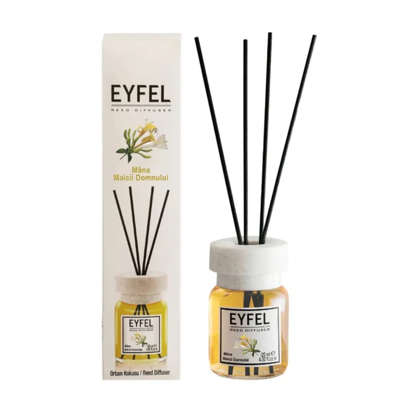 Eyfel odorizant de camera cu bete 120ml, Honeysuckle (Mana Maicii Domnului)