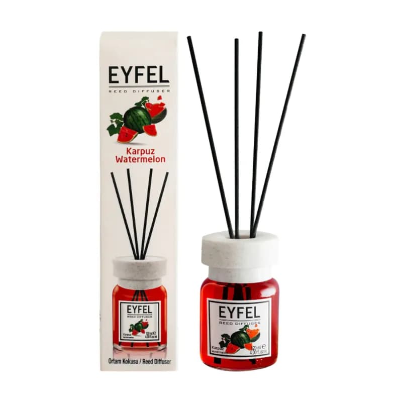 Eyfel odorizant de camera cu bete 120ml, Watermelon (Pepene verde)