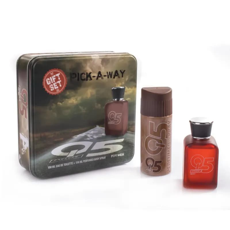Q5 caseta 2 piese spray de corp 150ml + apa de toaleta 100ml Freedom